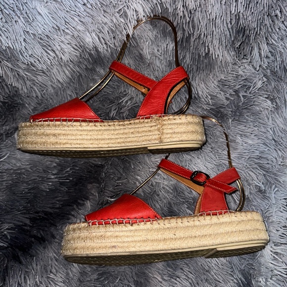 Very Cute Bueno espadrilles in Kobie Red size 38 - Picture 5 of 10
